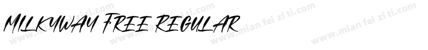 Milkyway Free Regular字体转换